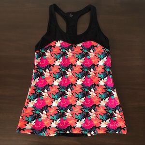 Lorna Jane Black Label Floral Tank